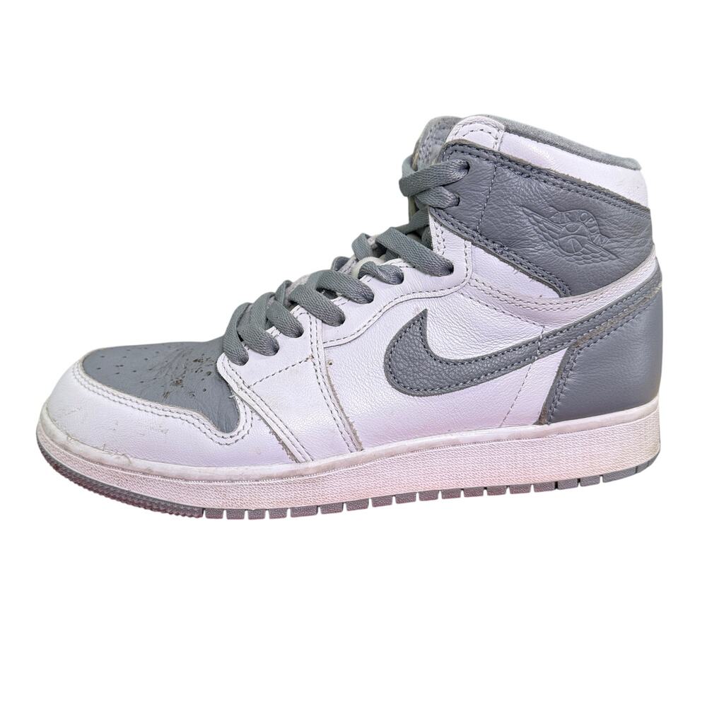 Nike‎ Air Jordan 1 Retro High OG GS 2022 Gray White Men's Size 6.5 Sneakers